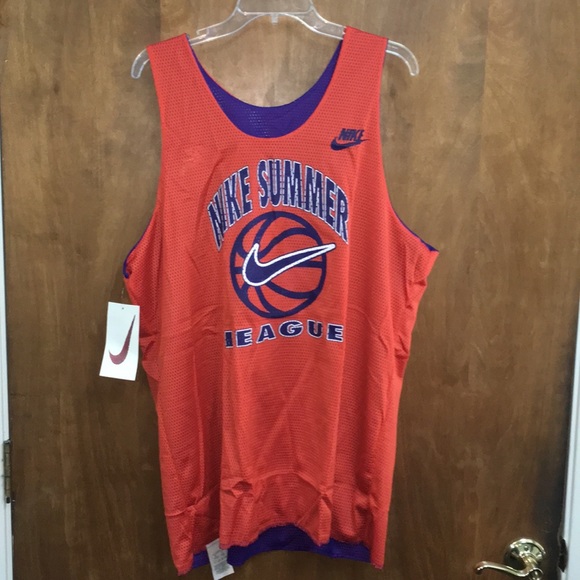 *Sold* NWT Vintage Nike Summer League Reversible - Picture 6 of 7